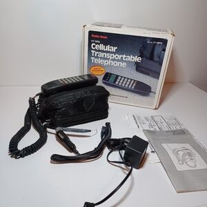 Vintage Radio Shack Cellular Transportable Telephone CT-1055 Bag Phone Used Unte